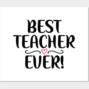 best teacher ever Posters and Art